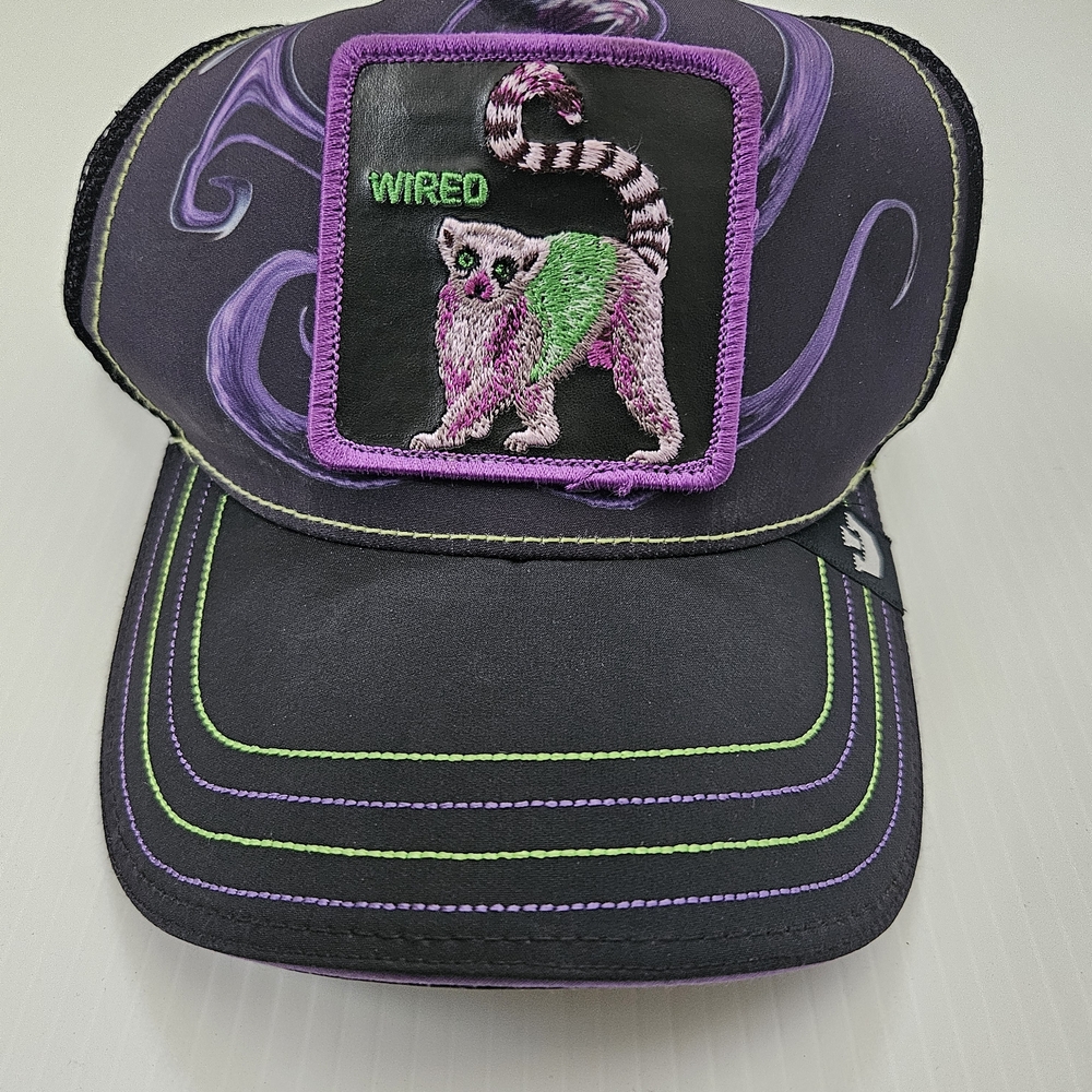 Hat Goorin Bros. Wired Trucker Cap  Synthetic Black With Defect On Logo